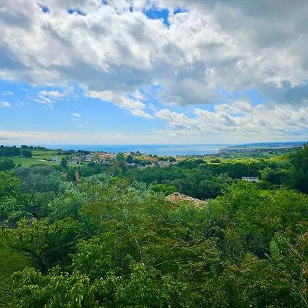 S319 - Sirolo, Trilocale Vista Mare Con Giardino Апартаменты Сироло