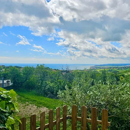 S319 - Sirolo, Trilocale Vista Mare Con Giardino * Сироло