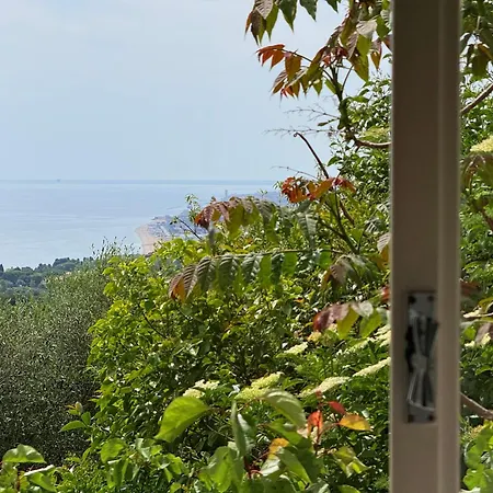 Апартаменты S319 - Sirolo, Trilocale Vista Mare Con Giardino *